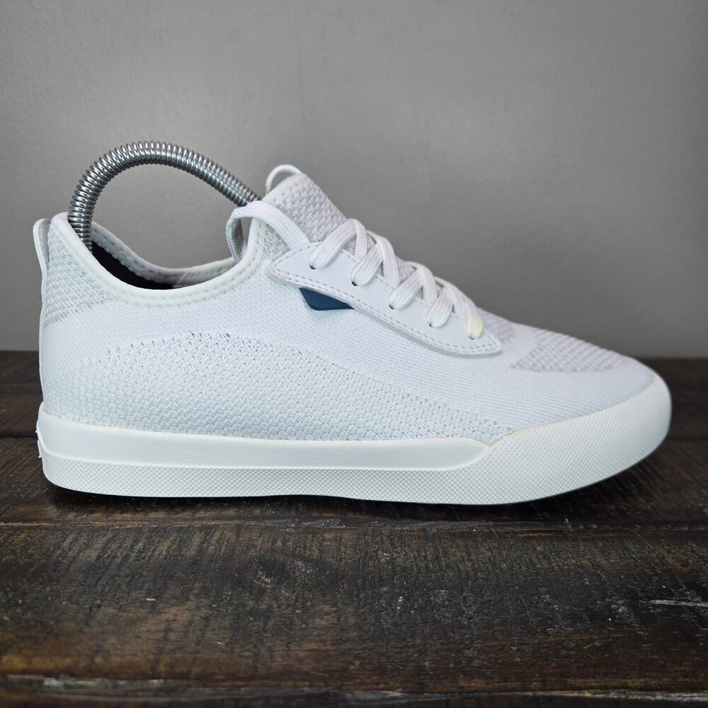 NEW Vessi Weekend Sneaker Mens Size 7 Waterproof Shoes Marble White - Picture 5 of 13
